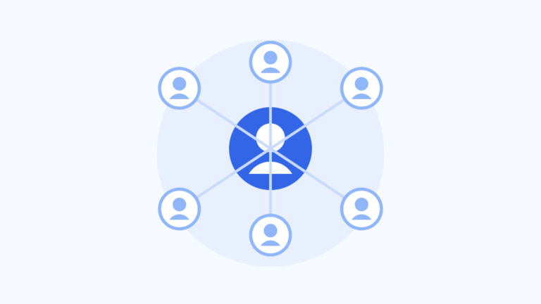 食品ECのUGCマーケティングとクリエイターネットワークを表したイラスト